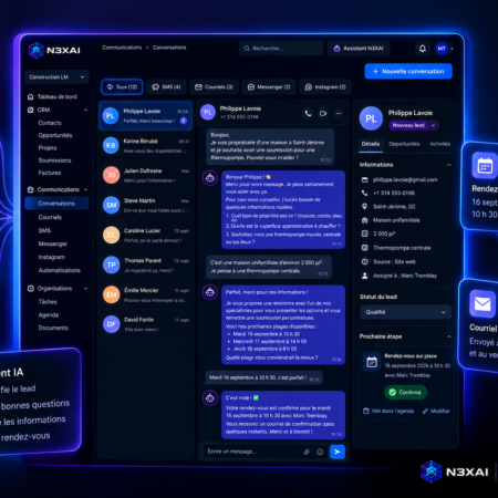 Communications unifiées dans la plateforme N3xAI